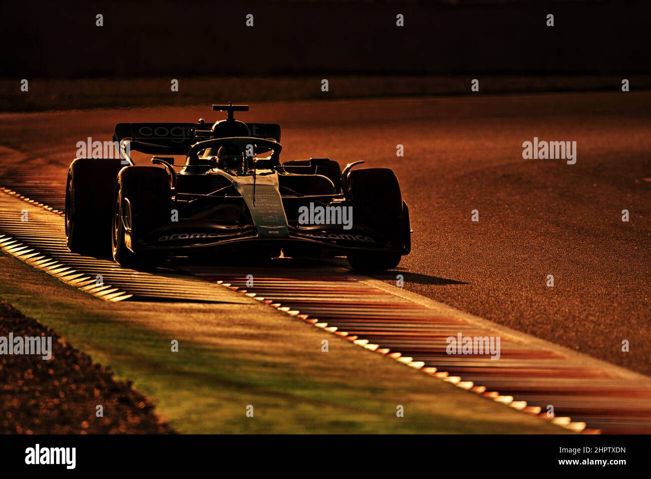 Lance Stroll (CDN) Aston Martin F1 Team AMR22. 23.02.2022. Formula One Testing, Day One, Barcelona, Spain. Wednesday.  Photo credit should read: XPB/Press Association Images. Stock Photo