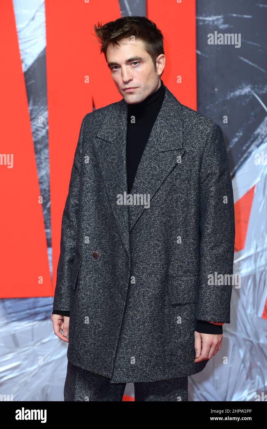 London, UK. 23 February 2022. Robert Pattinson attending the special screening of The Batman at BFI IMAX cinema in London. Picture date: Wednesday February 23, 2022. Photo credit should read: Matt Crossick/Empics/Alamy Live News Stock Photo