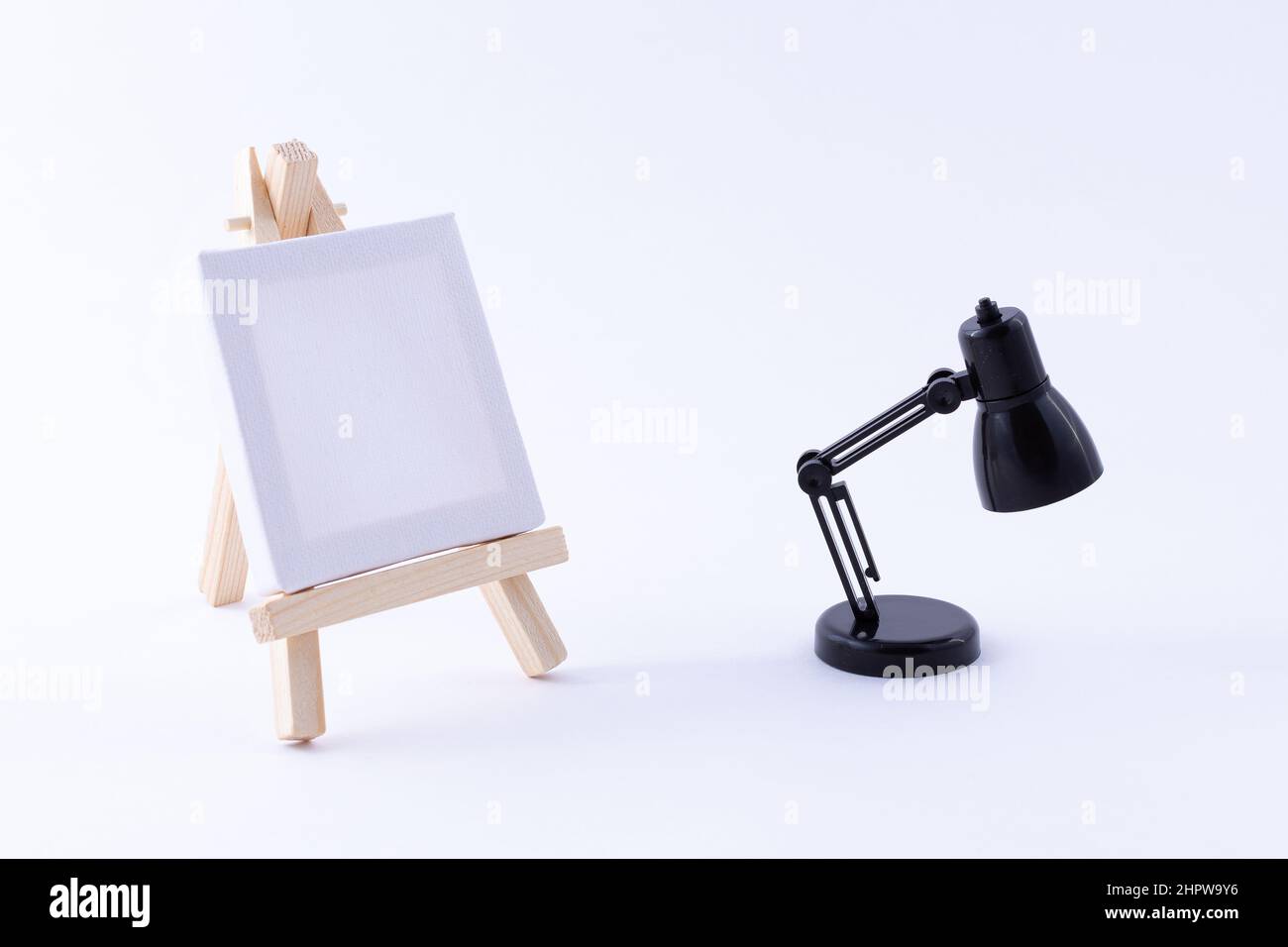 Small Easel On White Background Stock Photo, Picture and Royalty Free  Image. Image 83010990.