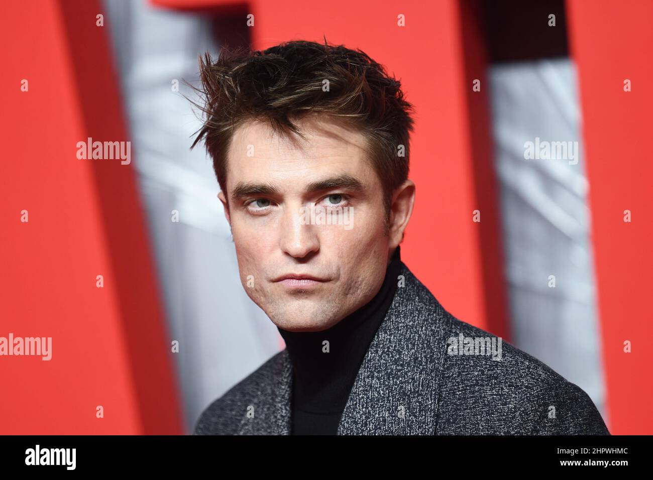 London, UK. 23 February 2022. Robert Pattinson attending the special screening of The Batman at BFI IMAX cinema in London. Picture date: Wednesday February 23, 2022. Photo credit should read: Matt Crossick/Empics/Alamy Live News Stock Photo