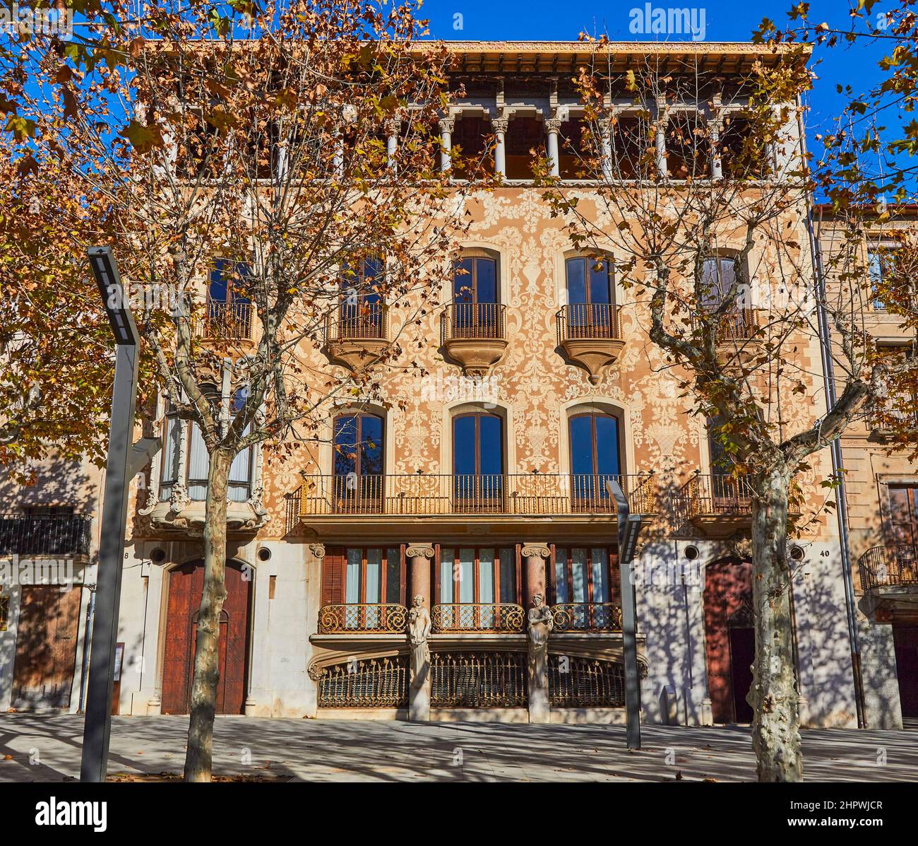Casa Solà-Morales, Olot, Catalonia, Spain Stock Photo