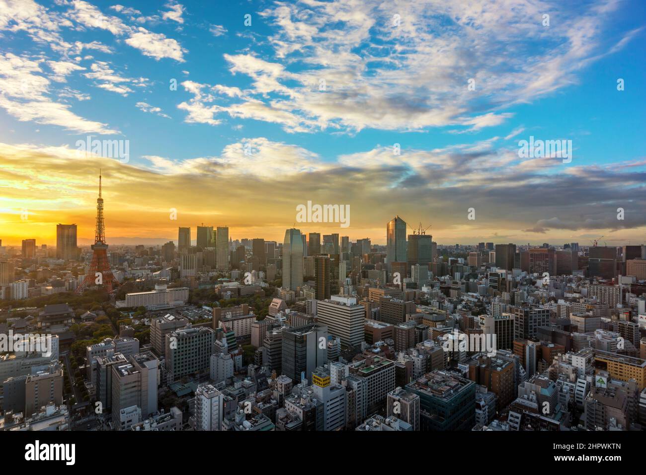 Tokyo tower aerial 2022 hi-res stock photography and images - Alamy