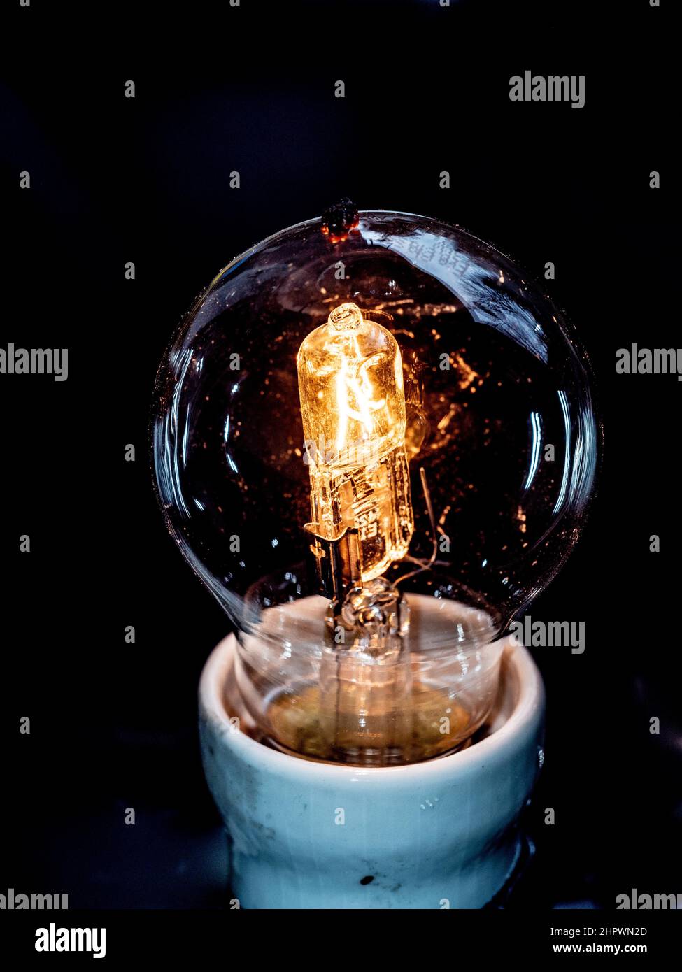 Still life, halogen bulb, energy consumption, Germany Stock Photo Alamy