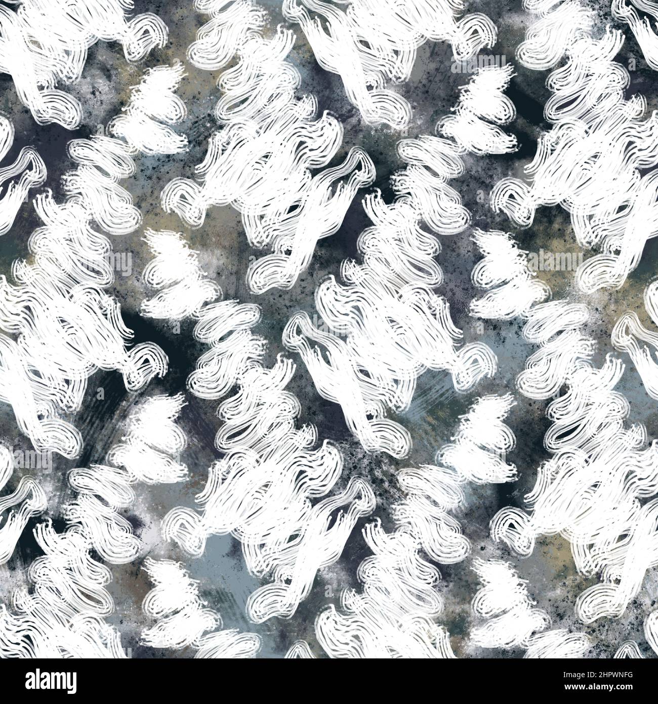 Seamless neutral and white grungy classic abstract surface pattern ...
