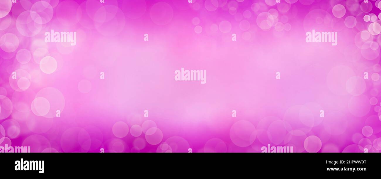 Pink abstract watercolor background with bokeh Stock Photo