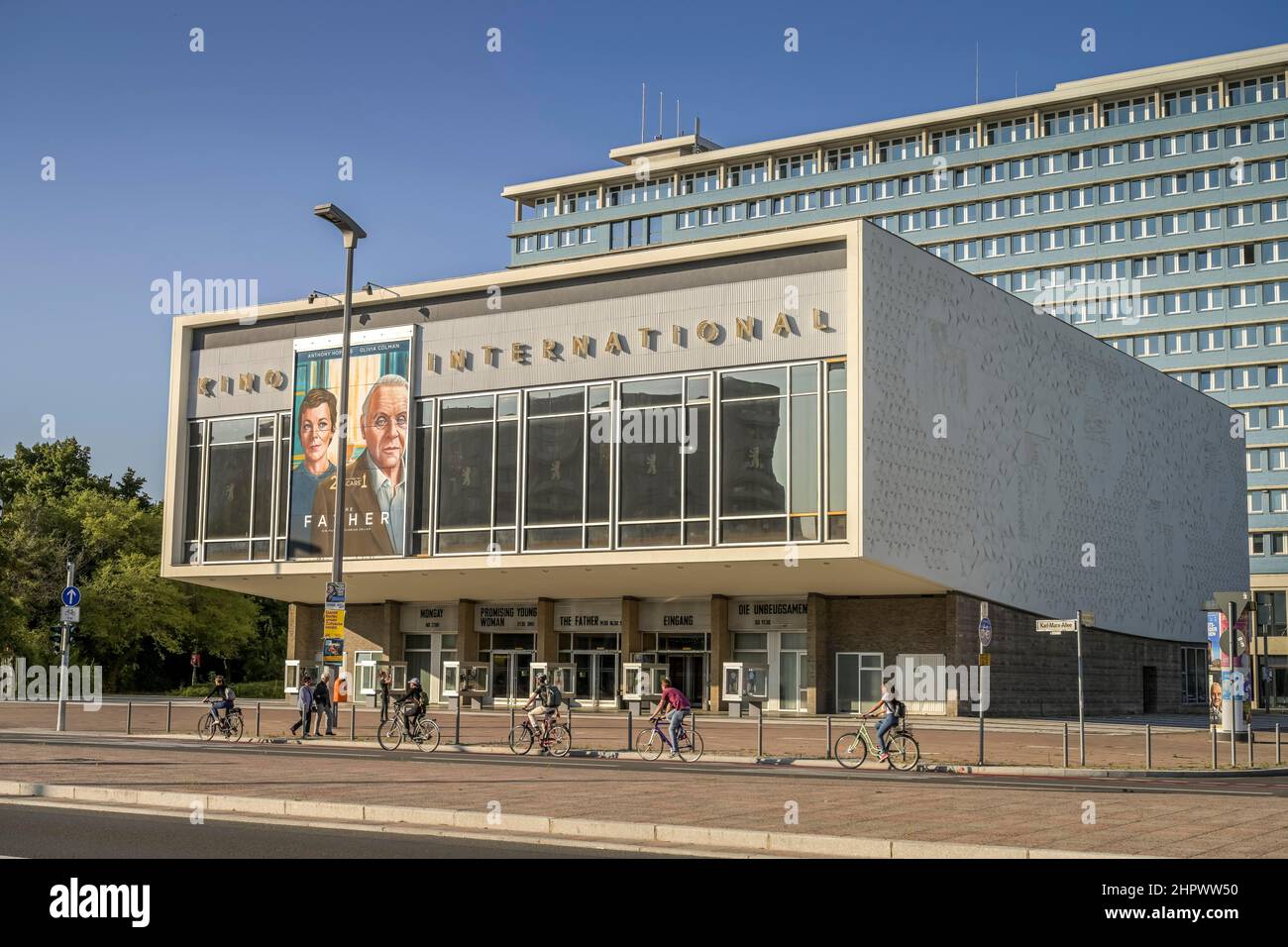 Kino International, Karl-Marx-Allee, Mitte, Berlin, Germany Stock Photo ...
