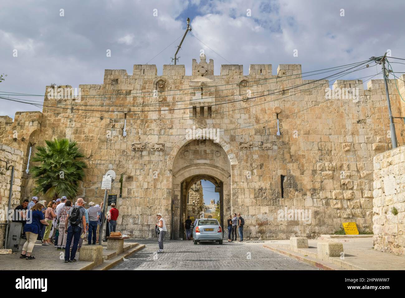 Lion's Gate, Jerusalem, Israel Stock Photo