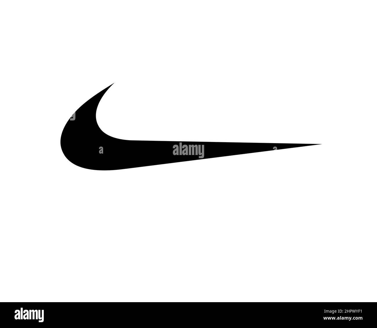 Nike, Inc, Rotated, White background, Logo, Brand name Stock Photo - Alamy