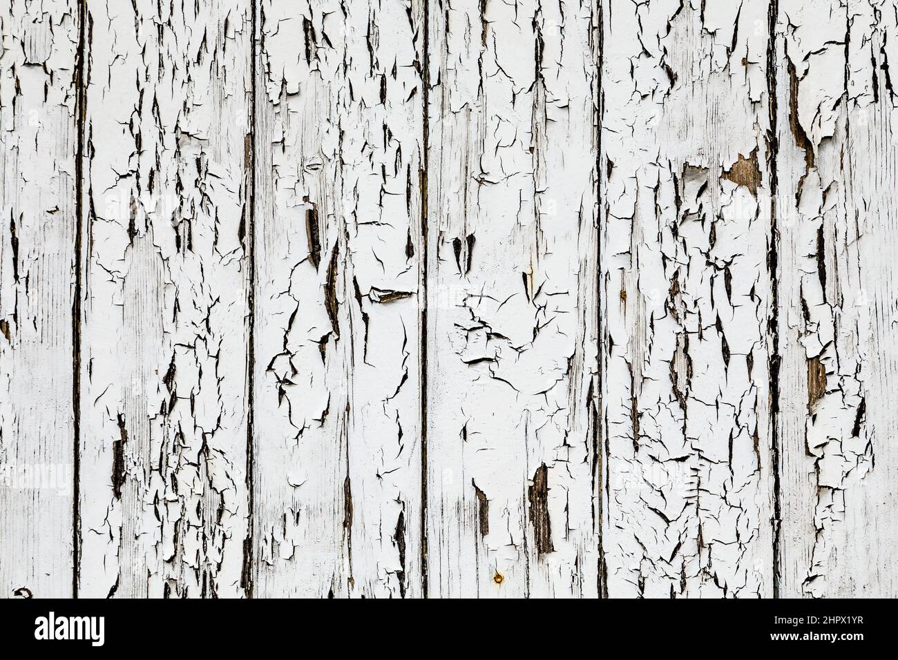 White Peeling Paint Wooden Board Background Stock Photo - Alamy