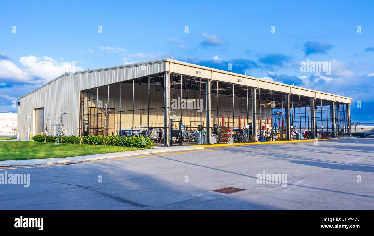 Automotive and Marine Center at Broward College South Campus - Hollywood, Florida, USA Stock Photo