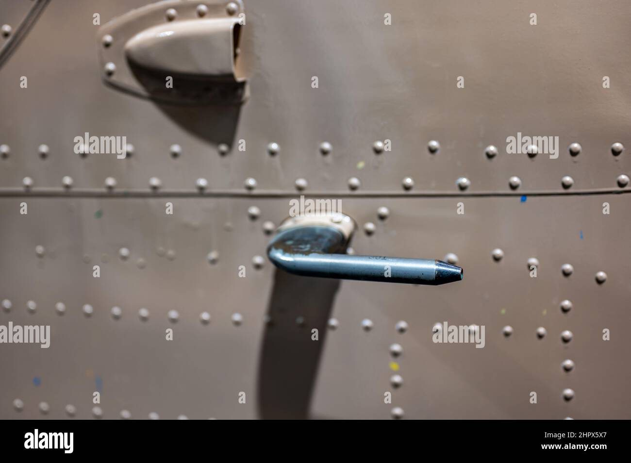 Pitot tube on exterior of an aircraft used to measure airspeed using
