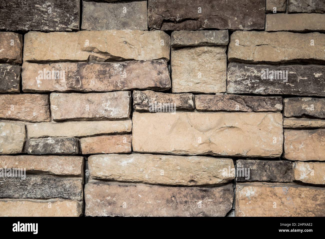 Pattern of Stone wall background Stock Photo - Alamy