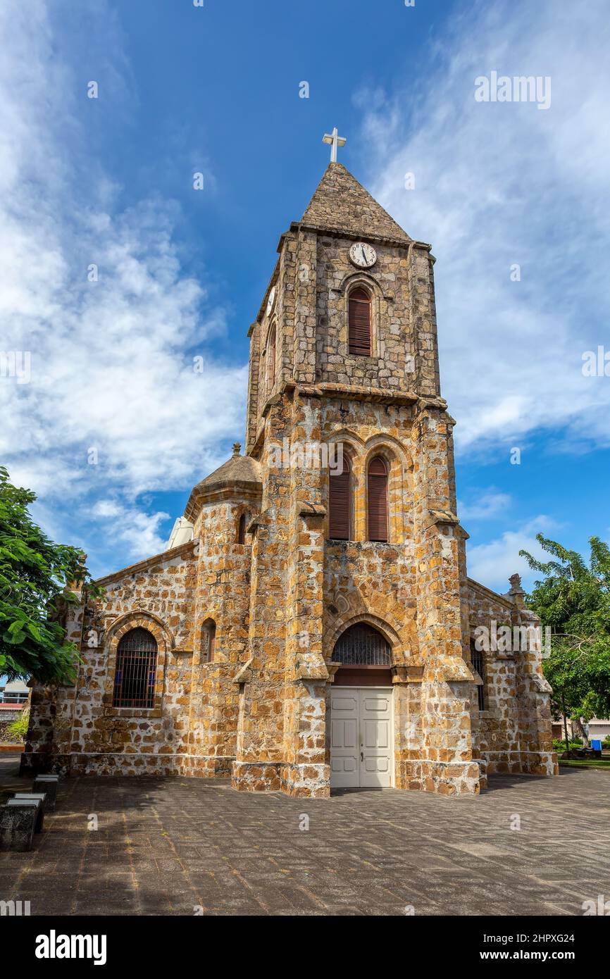 The Our Lady of Mount Carmel Cathedral, (Spanish: Catedral de Nuestra Senora del Carmen) or Puntarenas Cathedral is a temple of the Roman Catholic chu Stock Photo