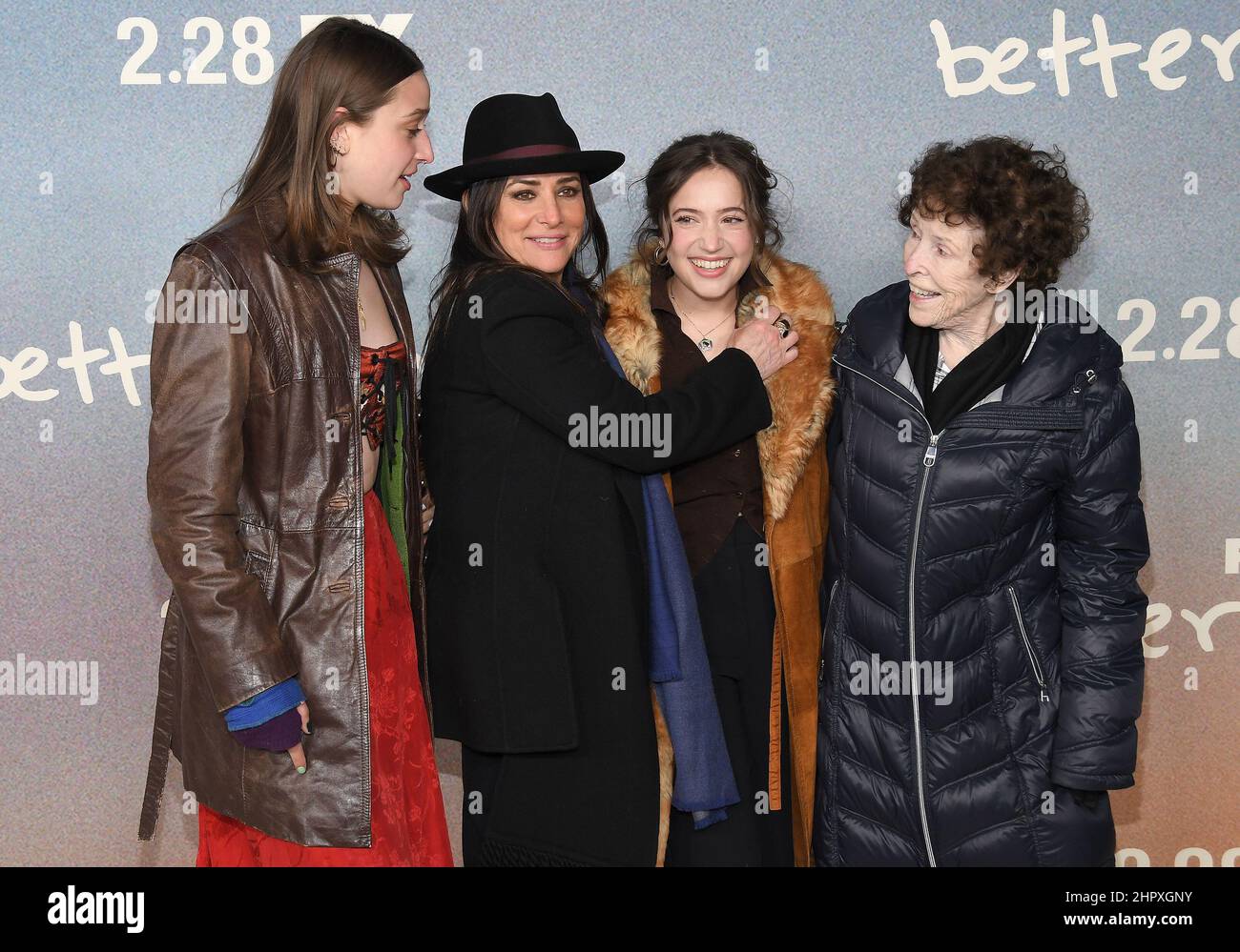 Los Angeles, USA. 23rd Feb, 2022. (L R) Rocky Valentine Adlon, Pamela