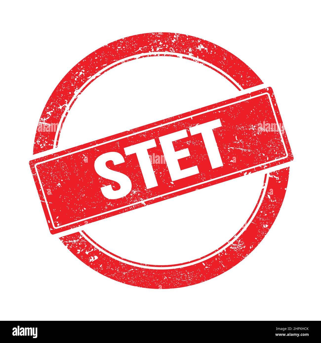 Stet stamp hi-res stock photography and images - Alamy