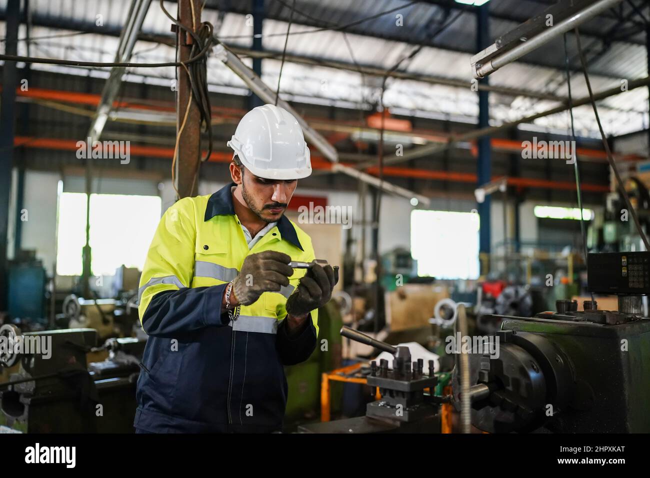 Professional men engineer worker skills quality, maintenance, training ...