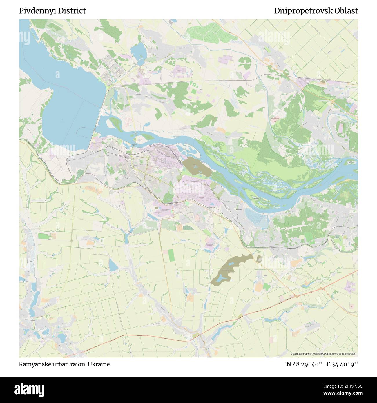 Pivdennyi District, Kamyanske urban raion, Ukraine, Dnipropetrovsk ...