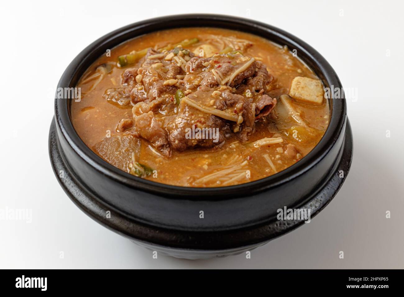 Stew with Beef. food with tofu. Korean food culture Stock Photo Alamy