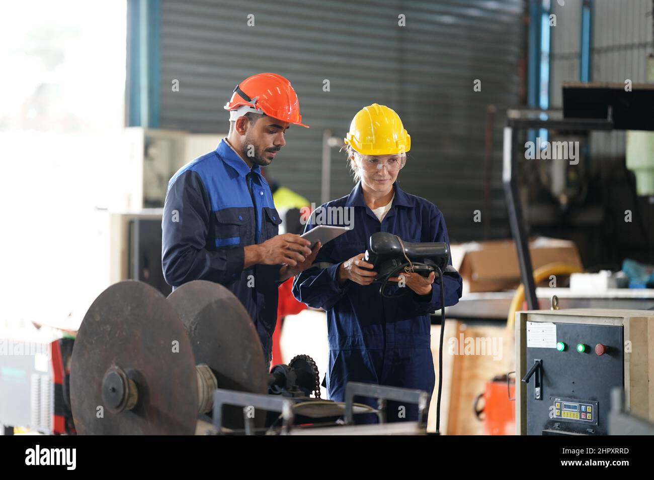 Professional men engineer worker skills quality, maintenance, training