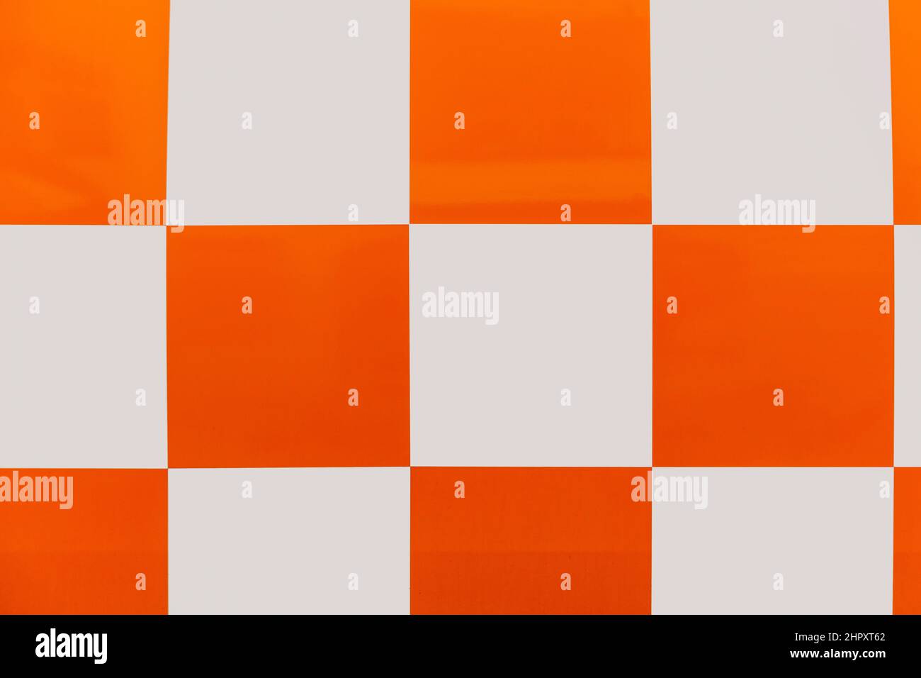 orange and white squares as harmonic background pattern Stock Photo - Alamy