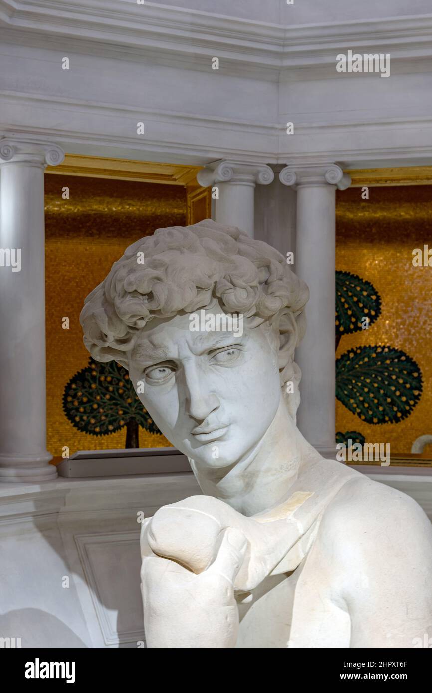 Travel david copy replica michelangelos david hires stock photography