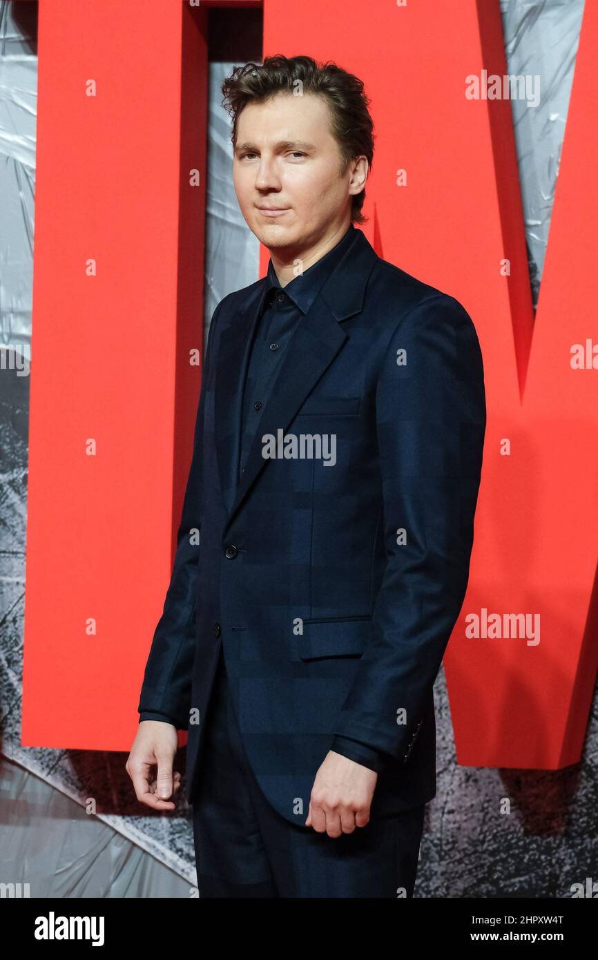 BFI IMAX, London, UK. 23rd Feb, 2022. Paul Dano attends the Special Screening of 'The Batman'. Picture by Credit: Julie Edwards/Alamy Live News Stock Photo