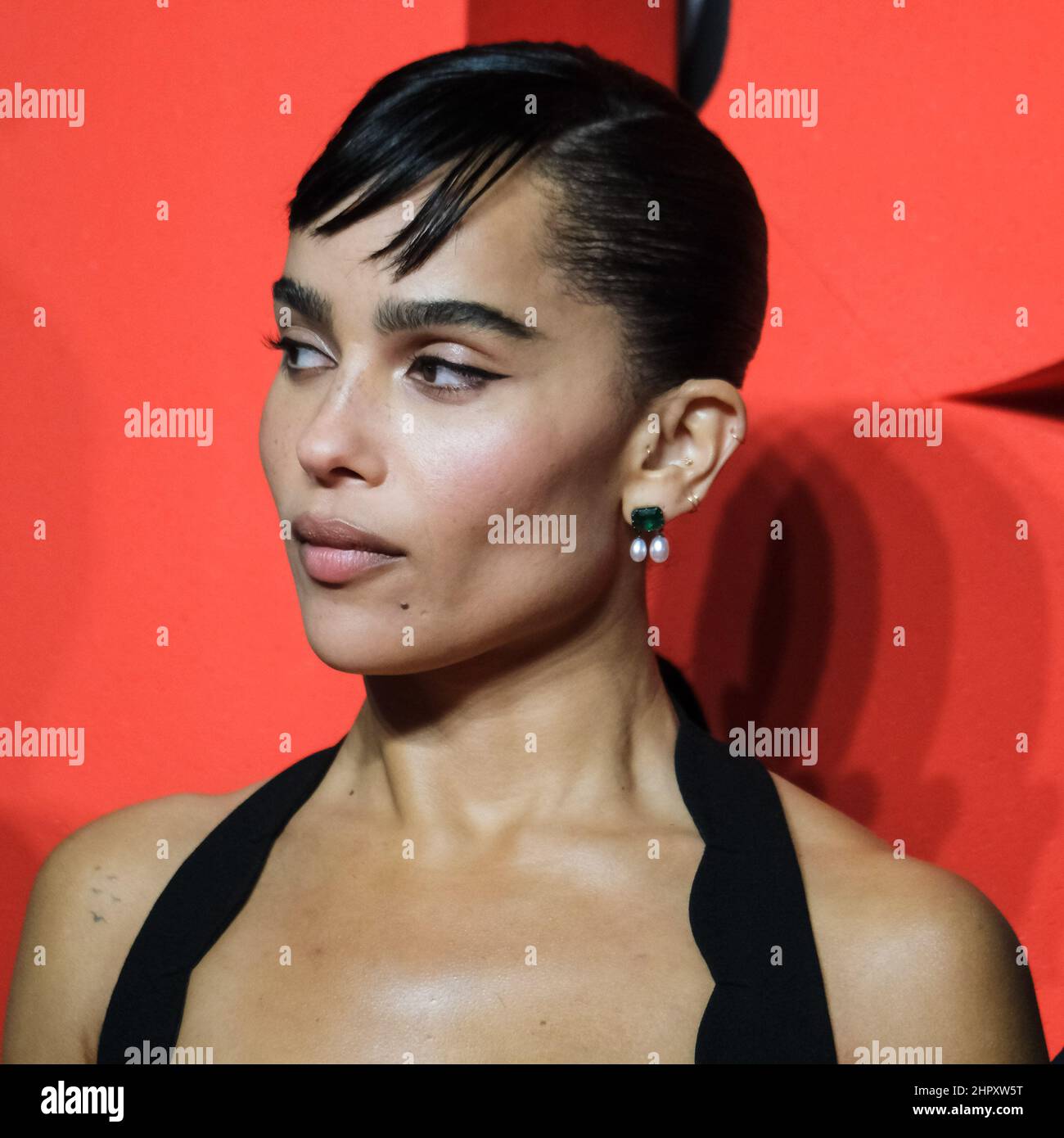 BFI IMAX, London, UK. 23rd Feb, 2022. Zoë Kravitz attends the Special Screening of 'The Batman'. Picture by Credit: Julie Edwards/Alamy Live News Stock Photo