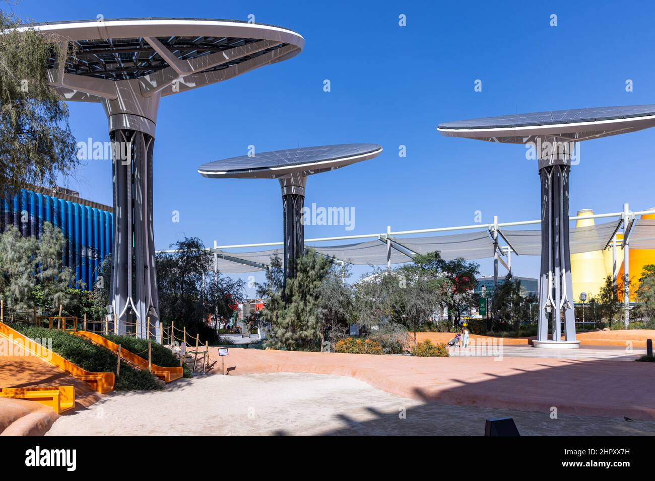 Solar Panel Trees At Terra - The Sustainability Pavilion At The Dubai ...