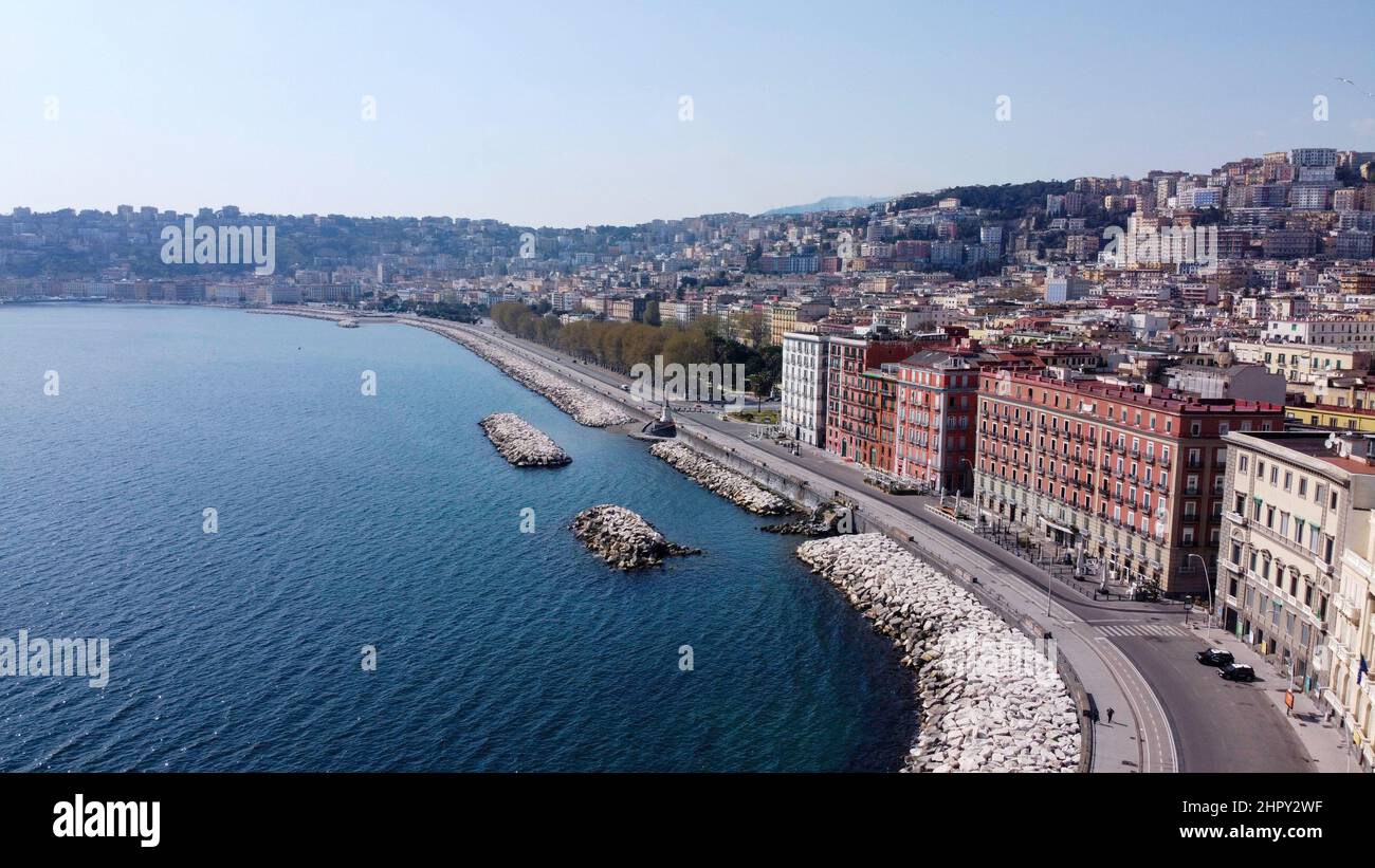 Italy, Campania, Napoli, Mergellina, cityscape Stock Photo