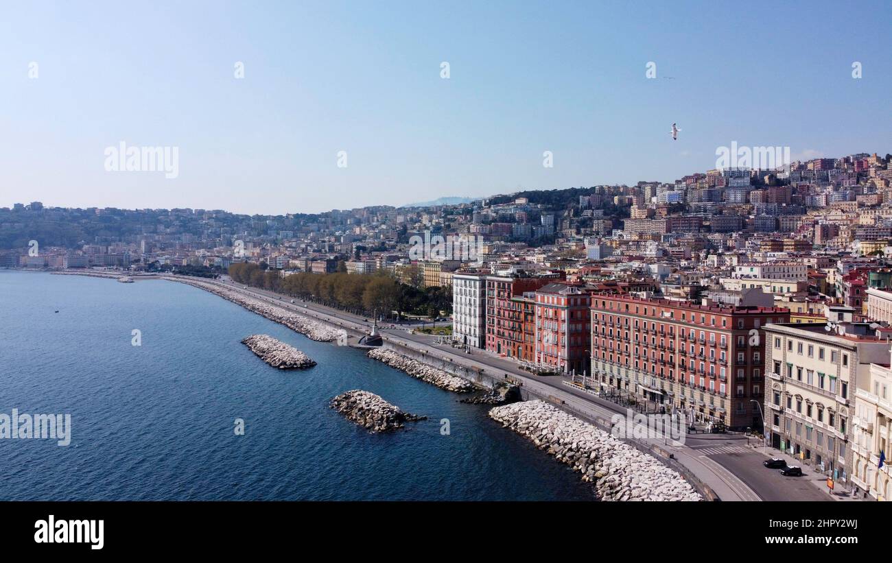 Italy, Campania, Napoli, Mergellina, cityscape Stock Photo