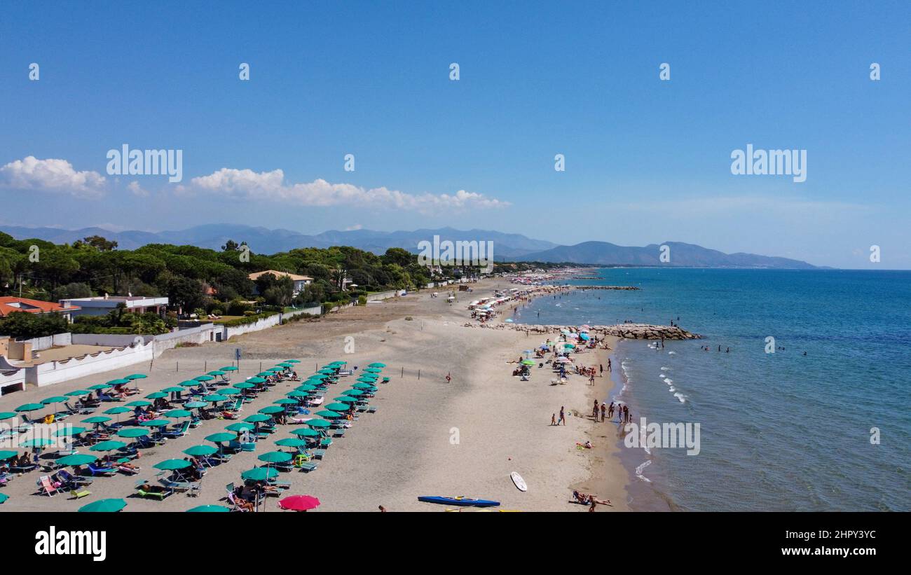 Italy, Lazio, Terracina, the beach Stock Photo