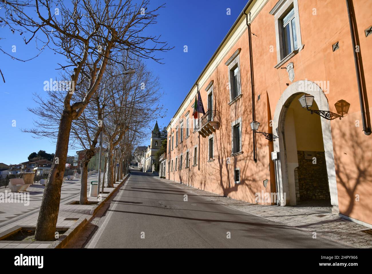 The Italian village of Buonalbergo. Stock Photo