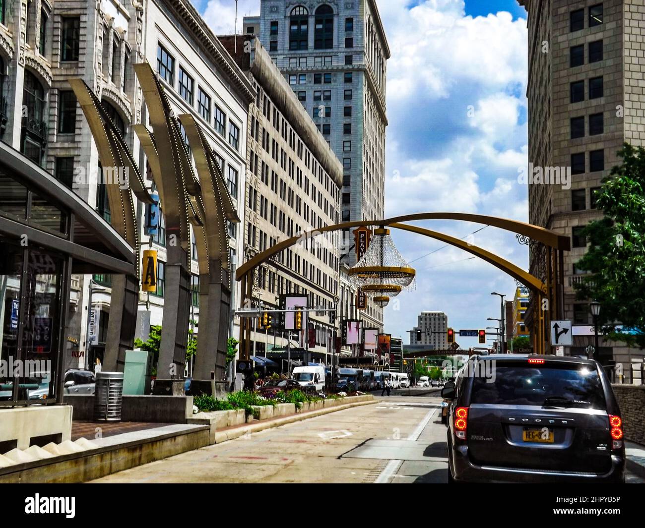 Cleveland Playhouse Square in the theater district of Cleveland Ohio