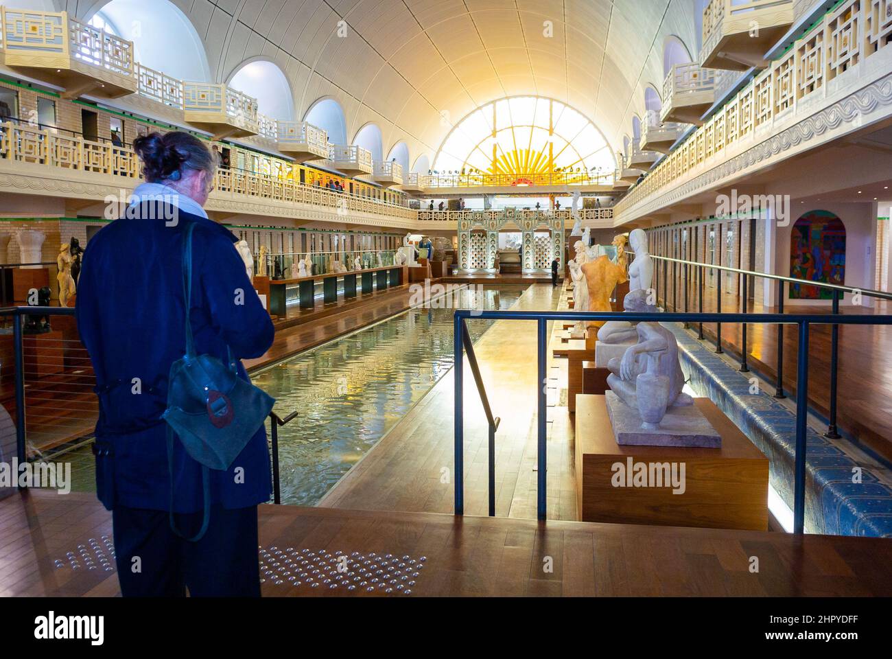 Roubaix, France, la Piscine, inside Museum, Musée de Roubaix, Reconverted Pool Stock Photo Alamy