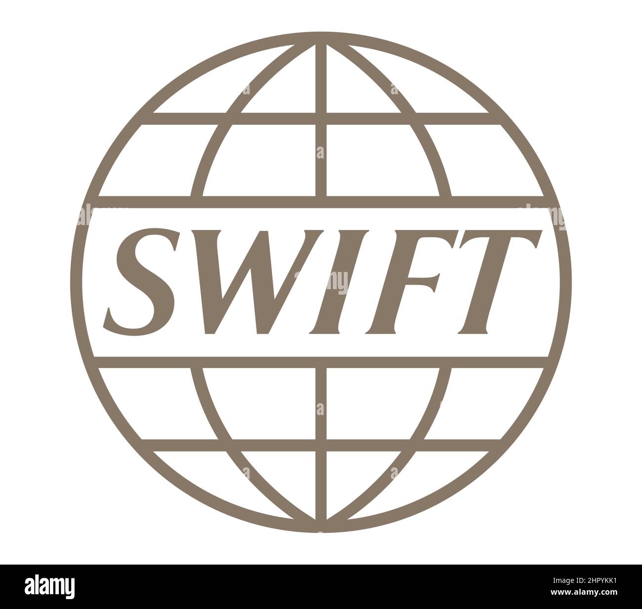 Society for Worldwide Interbank Financial Telecommunication Swift logo Stock Photo