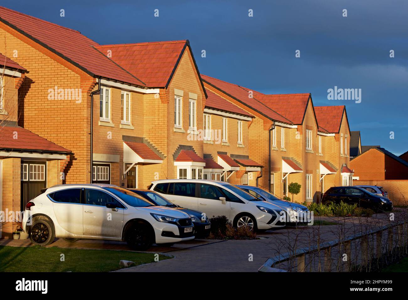 Houses built by Taylor Wimpey at Whitacres, a new housaing development