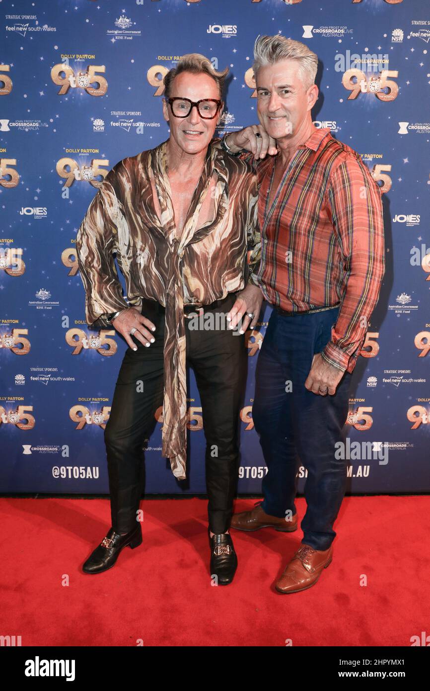 February 24, 2022 MITCH EDWARDS and MARK MCKIE attends the Australian