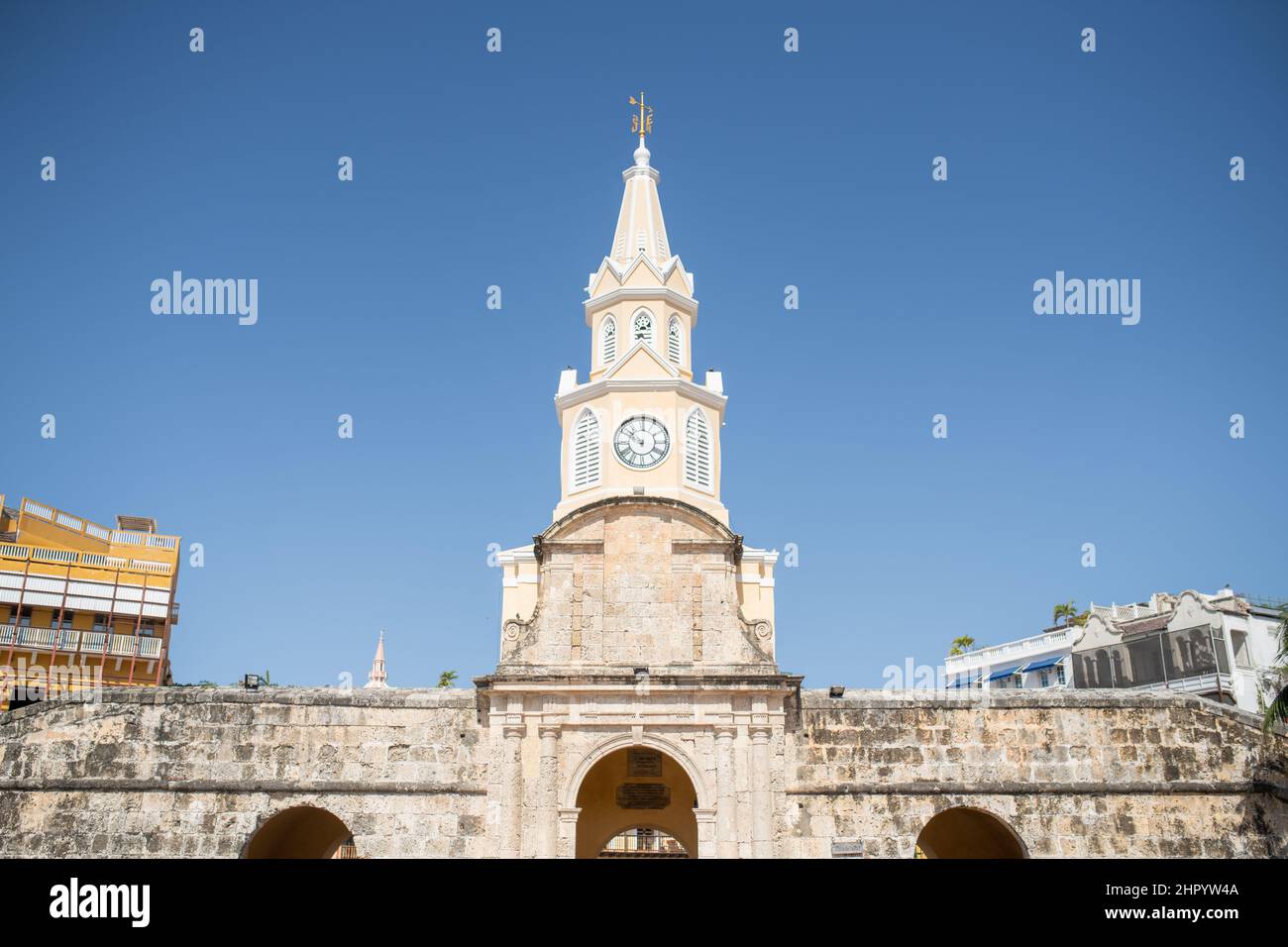Torre del Reloj in Cartagena, Colombia Stock Photo