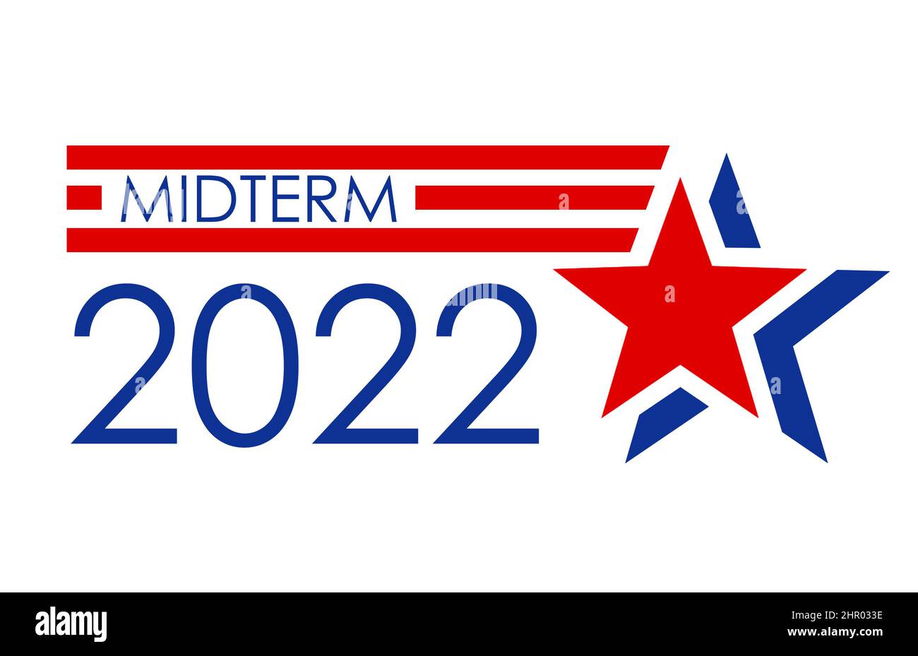 Midterm election 2022 in USA Stock Photo