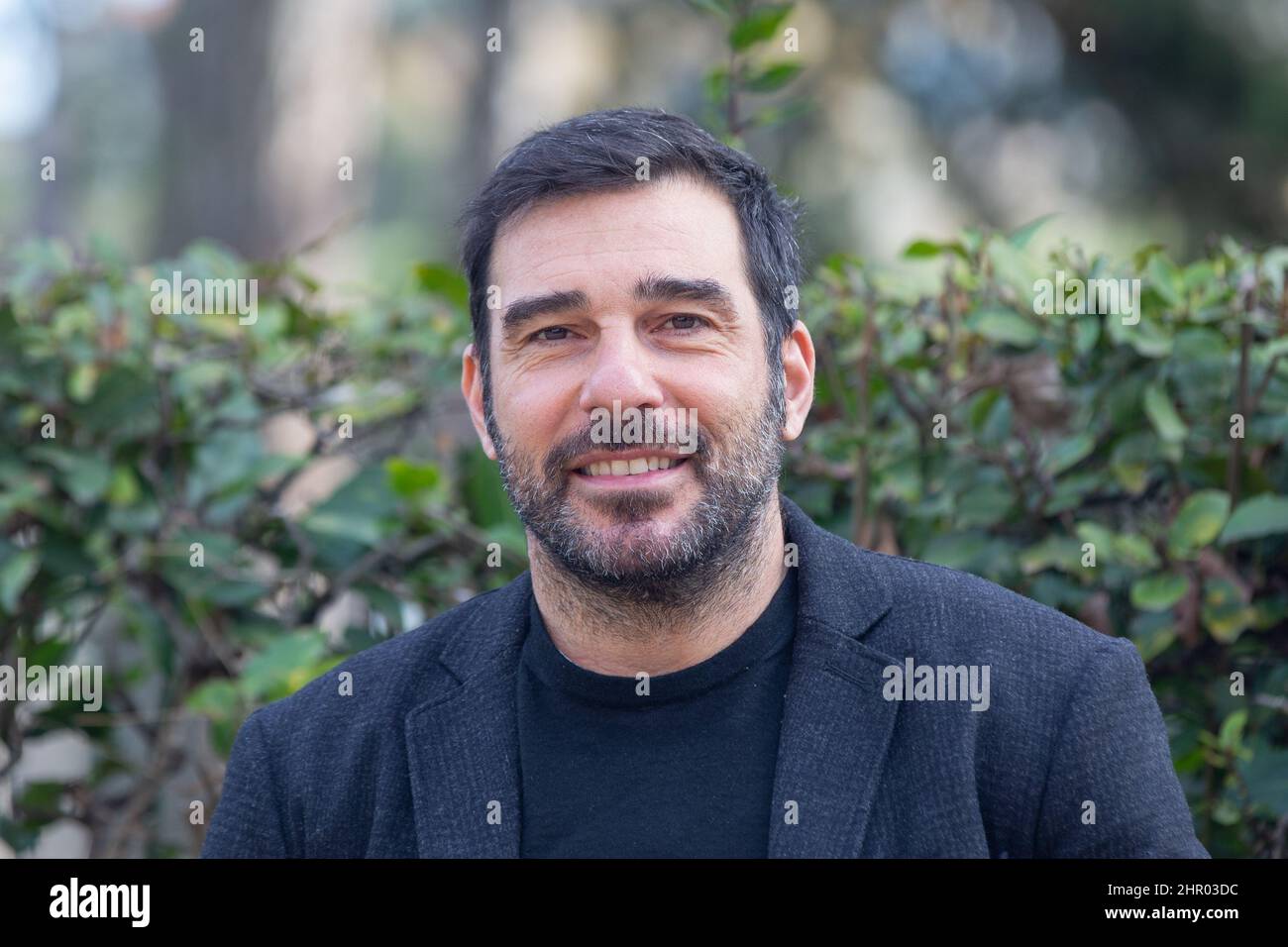 February 24, 2022, Rome, Italy: Edoardo Leo attends the photocall of Italian film ''Luigi Proietti called Gigi'' at Casa del Cinema in Rome. (Credit Image: © Matteo Nardone/Pacific Press via ZUMA Press Wire) Stock Photo