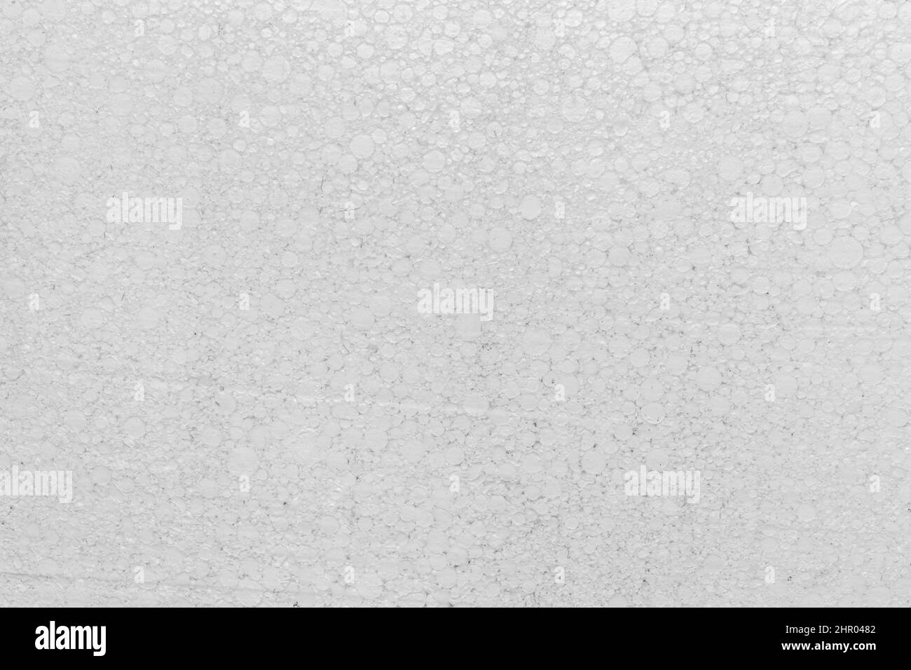 Styrofoam Polystyrene Plasterboard Drywall Foam Building Material Surface White Abstract Wall Texture Background. Stock Photo