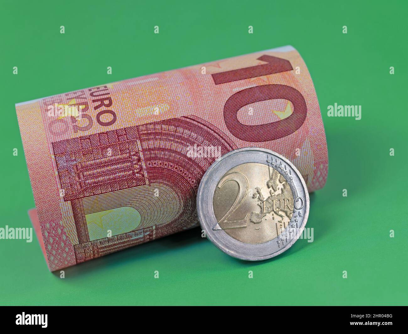 12 euros, minimum wage in Germany Stock Photo