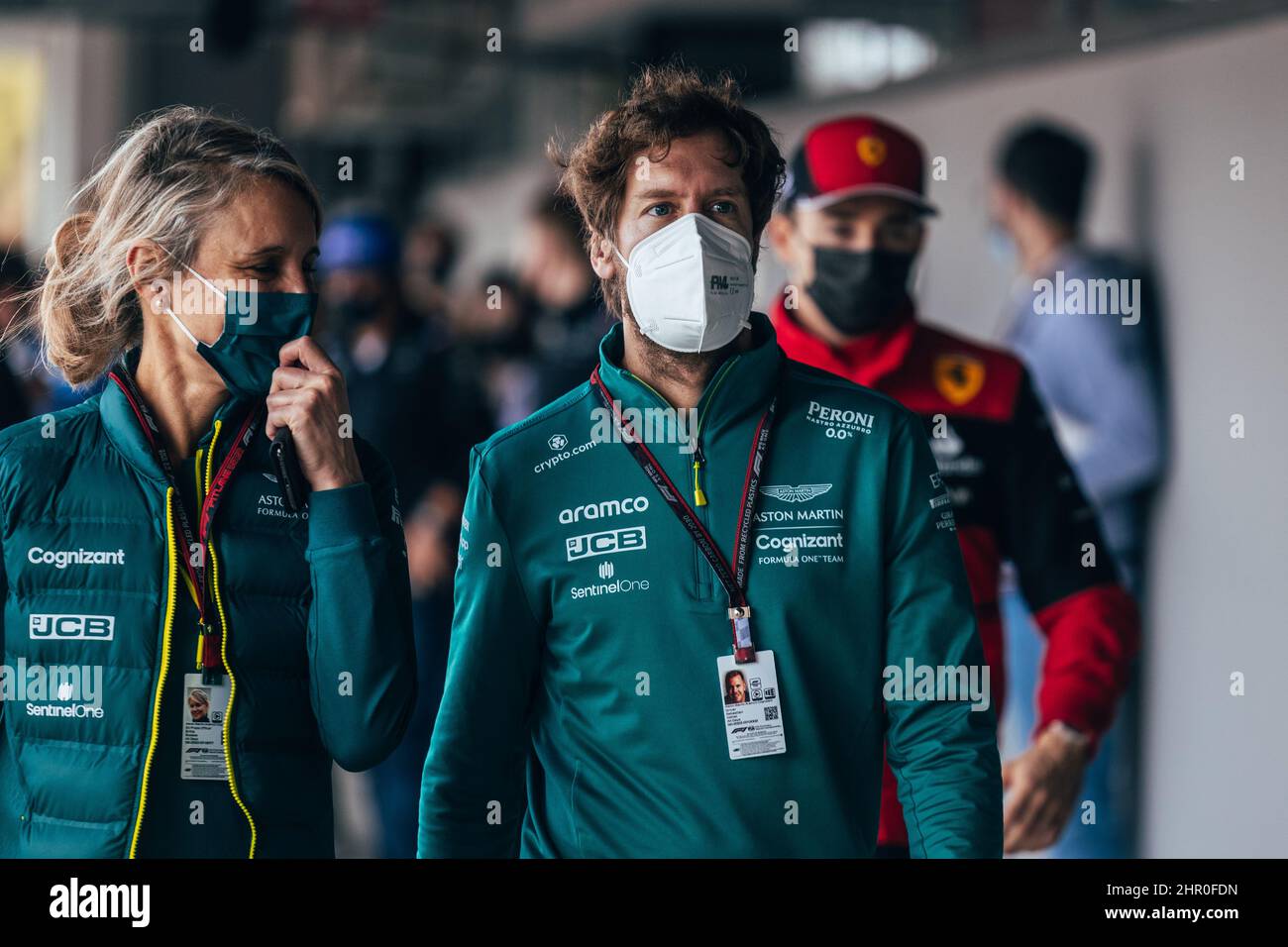 Sebastian Vettel (GER) Aston Martin F1 Team. 24.02.2022. Formula One Testing, Day Two, Barcelona, Spain. Thursday.  Photo credit should read: XPB/Press Association Images. Stock Photo