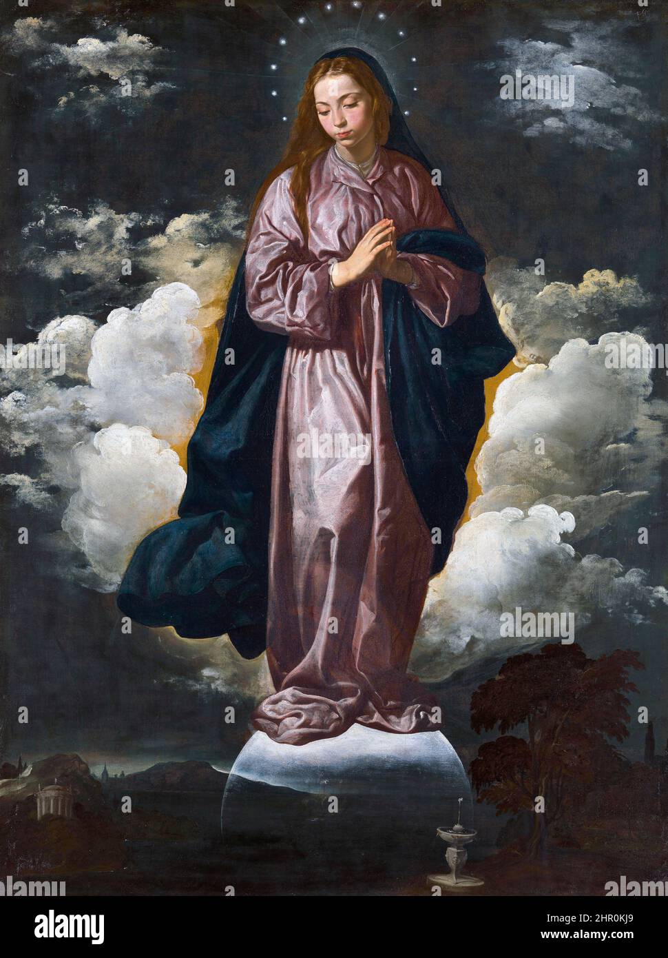 The Immaculate Conception by Diego Velazquez (1599-1660), oil on canvas, 1618/19 Stock Photo