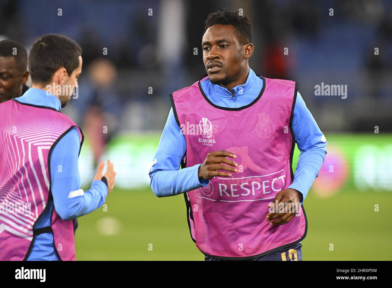 Rome, Italy. 24th Feb, 2022. Wilson Manafa of F.C. Porto in action during the Knockout Round Play-Offs Leg Two - UEFA Europa League between SS Lazio and FC Porto at Stadio Olimpico on 24th of February, 2022 in Rome, Italy. Credit: Independent Photo Agency/Alamy Live News Stock Photo