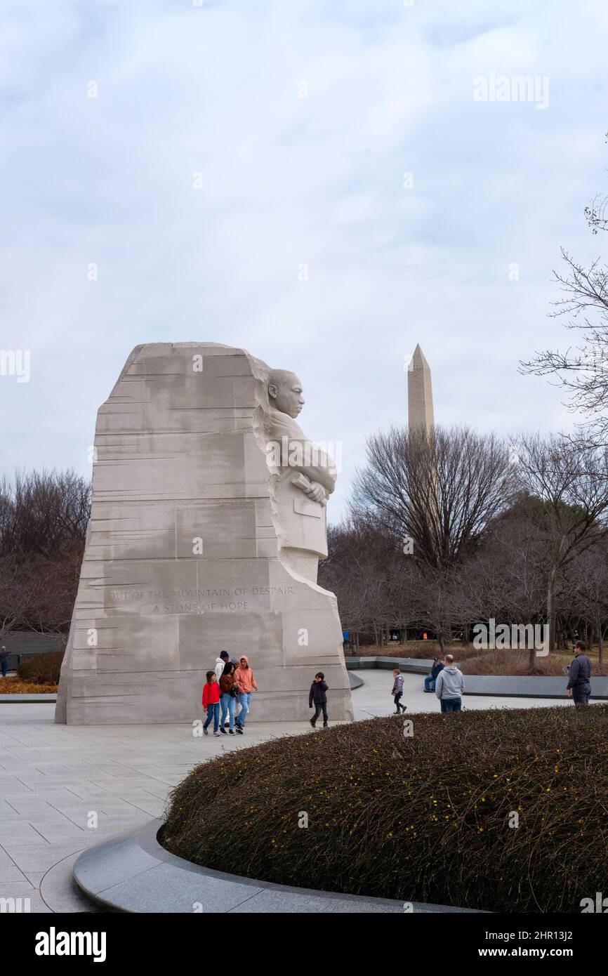 Martin Luther King, Jr. Memorial; Washington, DC, USA Stock Photo