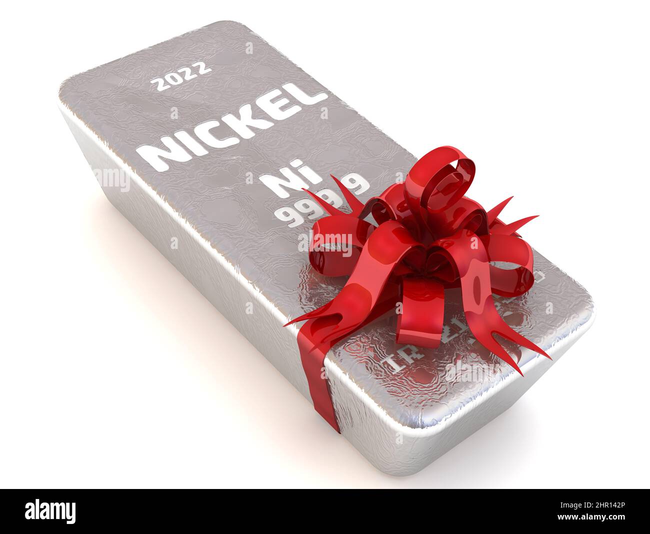 Nickel. Bullion of the highest standard as a gift. One ingot of 999.9