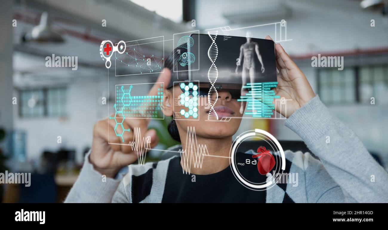 Digital interface with medical data processing against african american ...