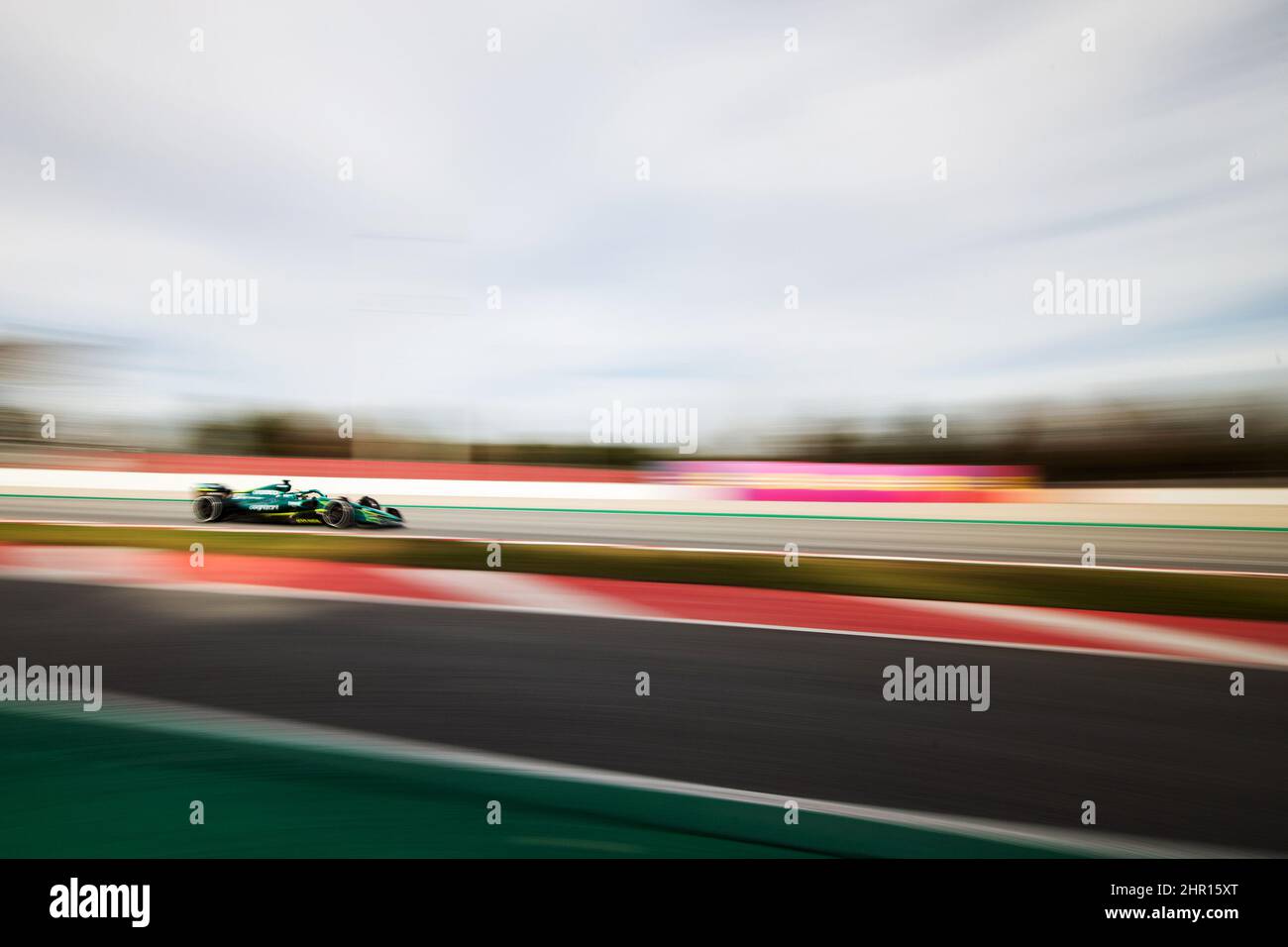 Sebastian Vettel (GER) Aston Martin F1 Team AMR22. 24.02.2022. Formula One Testing, Day Two, Barcelona, Spain. Thursday.  Photo credit should read: XPB/Press Association Images. Stock Photo