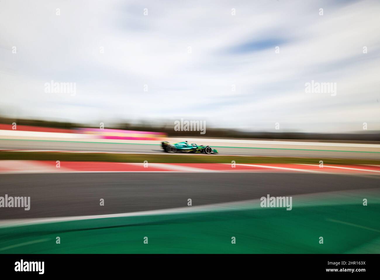 Sebastian Vettel (GER) Aston Martin F1 Team AMR22. 24.02.2022. Formula One Testing, Day Two, Barcelona, Spain. Thursday.  Photo credit should read: XPB/Press Association Images. Stock Photo